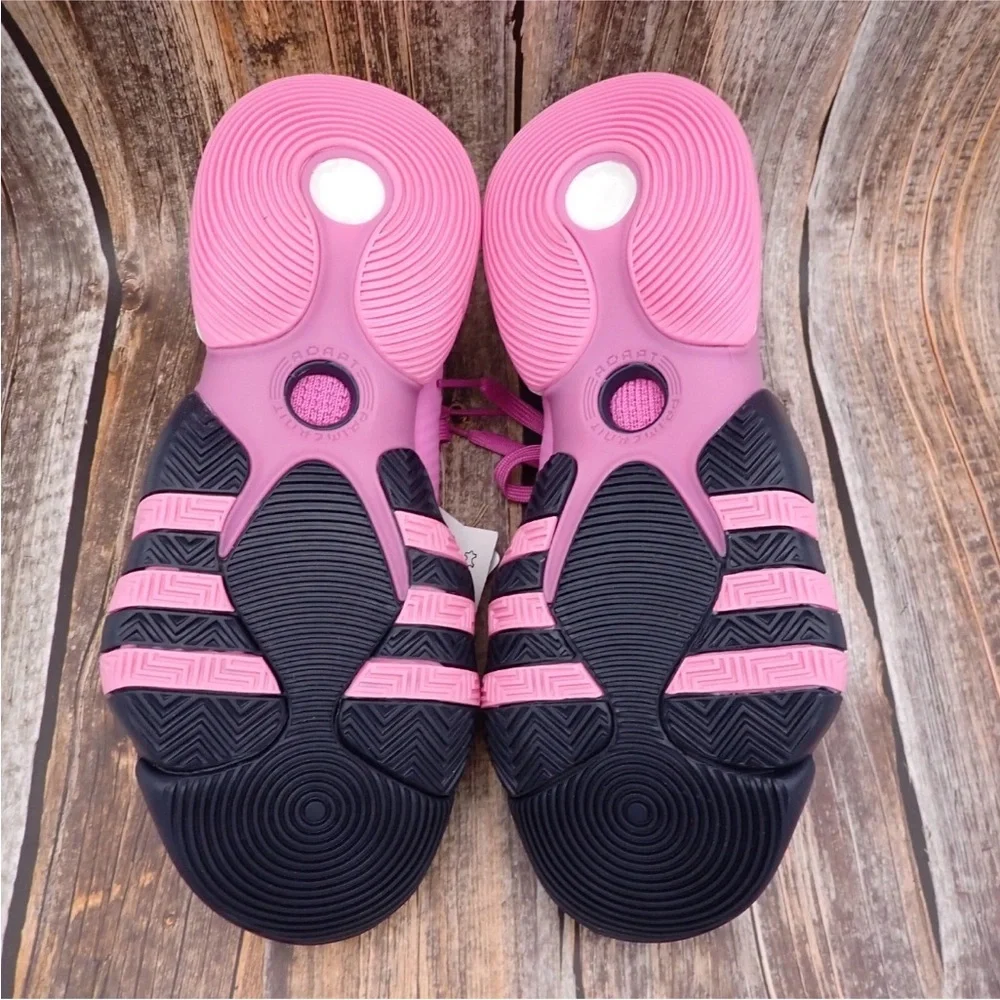 Adidas Trey Young 2 Pink Trap House Prime Knit Basketball Shoes Mens Size 9 Pink